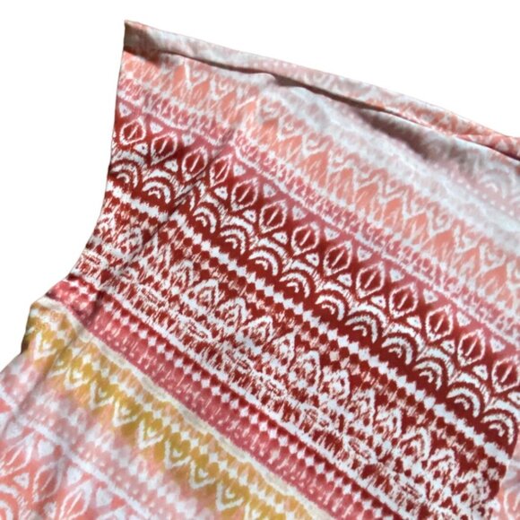 CATO Womens Cap Sleeve Patterned Blouse-Neckline Cut-Out-Sixe XL-GUC - Picture 4 of 5